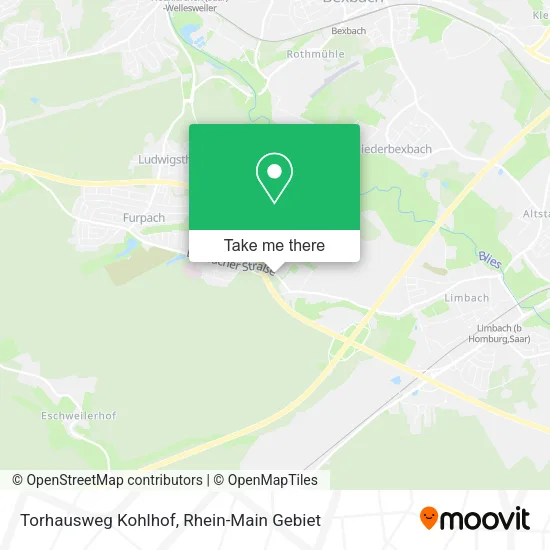 Карта Torhausweg Kohlhof