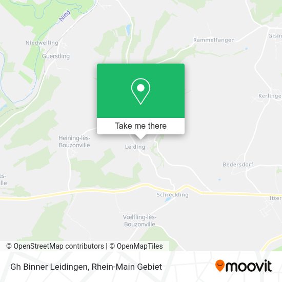 Карта Gh Binner Leidingen