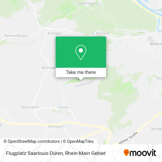 Карта Flugplatz Saarlouis-Düren