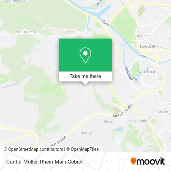 Карта Günter Müller