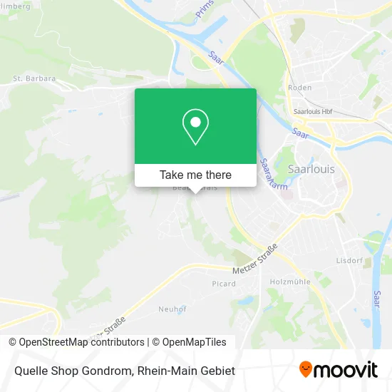 Карта Quelle Shop Gondrom