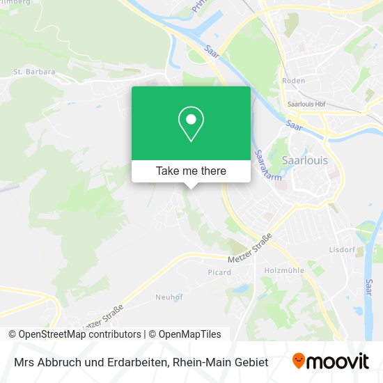 Карта Mrs Abbruch und Erdarbeiten