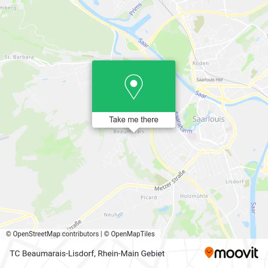 Карта TC Beaumarais-Lisdorf