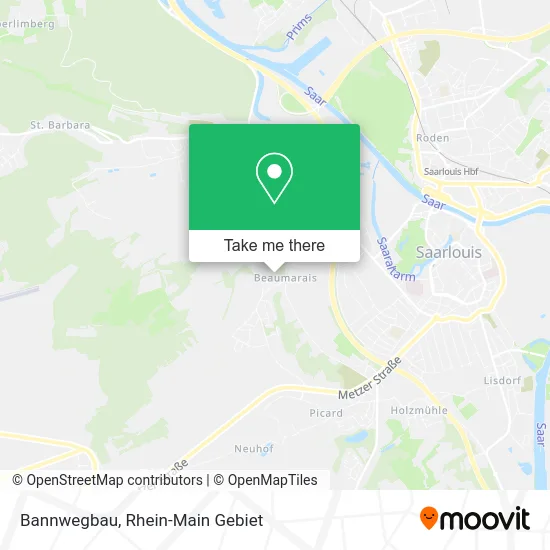 Карта Bannwegbau