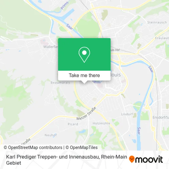 Карта Karl Prediger Treppen- und Innenausbau