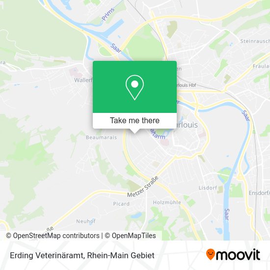 Карта Erding Veterinäramt