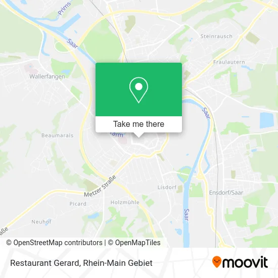 Карта Restaurant Gerard