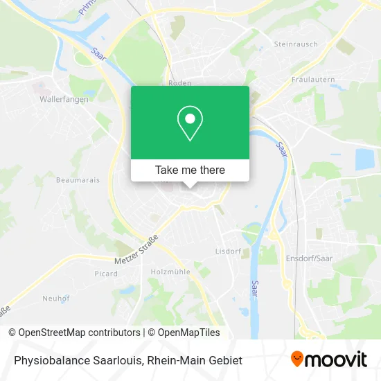 Карта Physiobalance Saarlouis