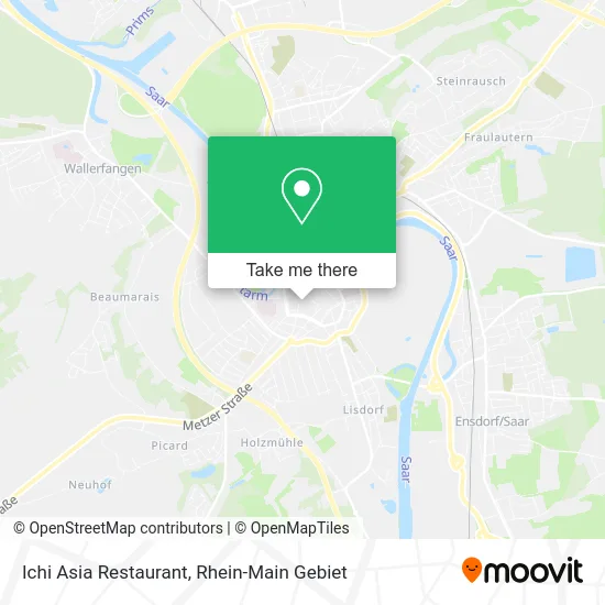 Карта Ichi Asia Restaurant