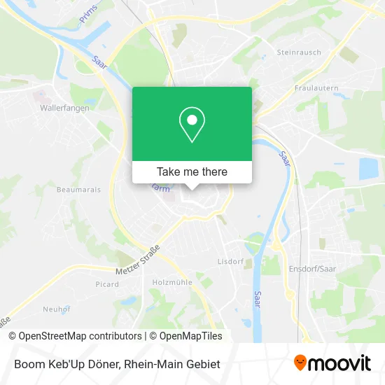 Карта Boom Keb'Up Döner
