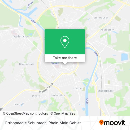 Карта Orthopaedie Schuhtech