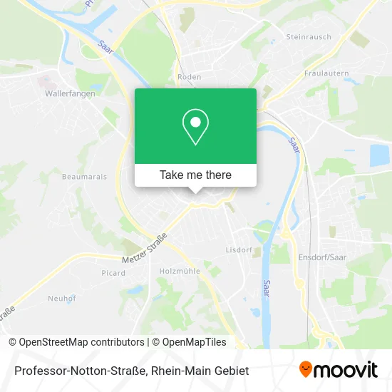 Карта Professor-Notton-Straße