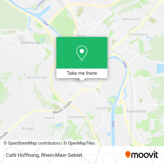 Карта Café Hoffnung