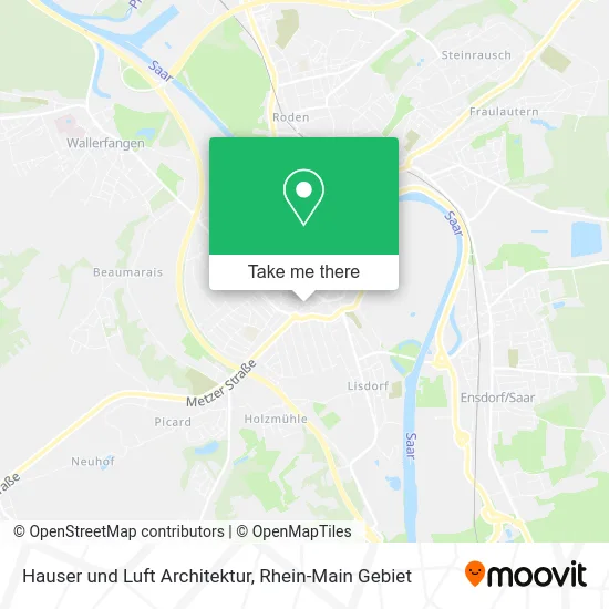Hauser und Luft Architektur map