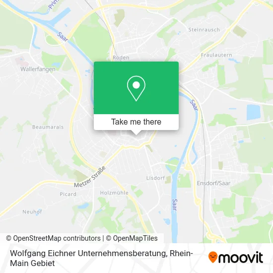 Карта Wolfgang Eichner Unternehmensberatung