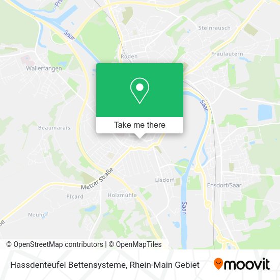 Карта Hassdenteufel Bettensysteme