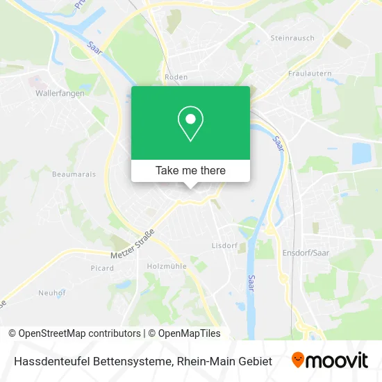 Карта Hassdenteufel Bettensysteme