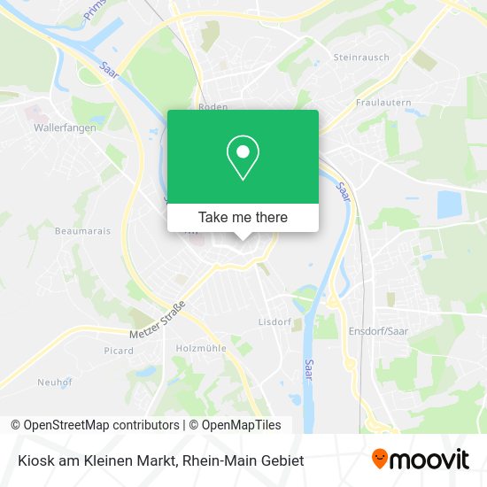 Карта Kiosk am Kleinen Markt
