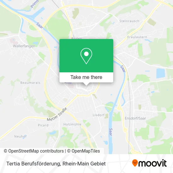 Карта Tertia Berufsförderung