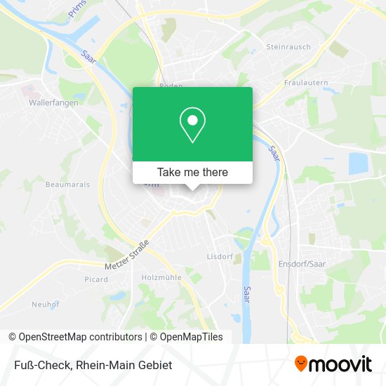 Карта Fuß-Check