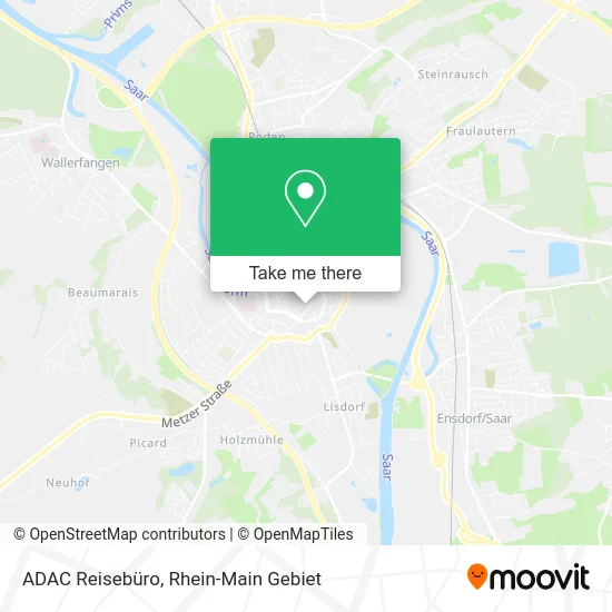 Карта ADAC Reisebüro