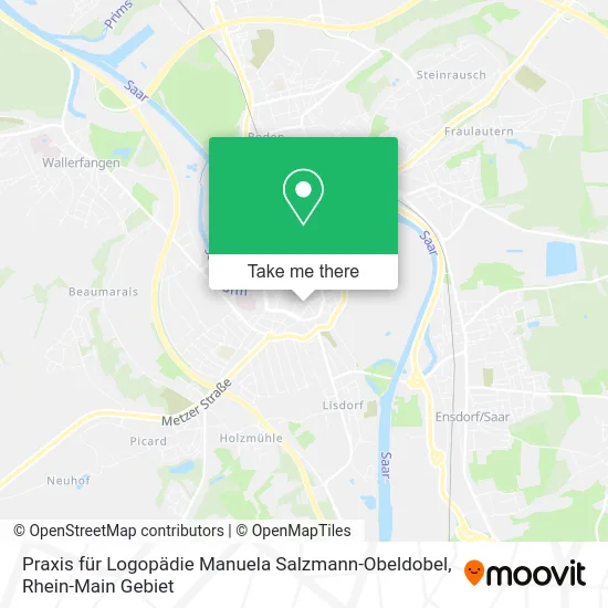 Карта Praxis für Logopädie Manuela Salzmann-Obeldobel