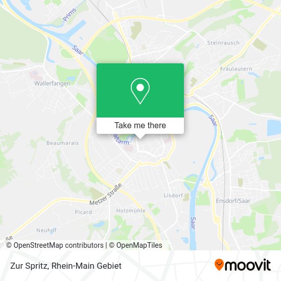 Карта Zur Spritz