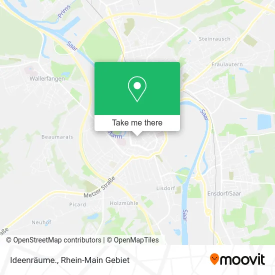 Карта Ideenräume.