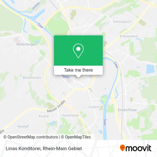 Карта Linas Konditorei