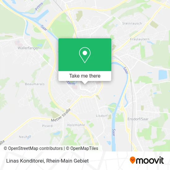Карта Linas Konditorei