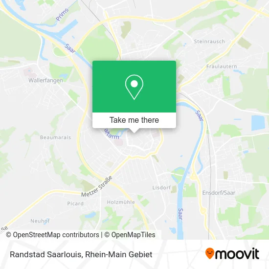 Карта Randstad Saarlouis