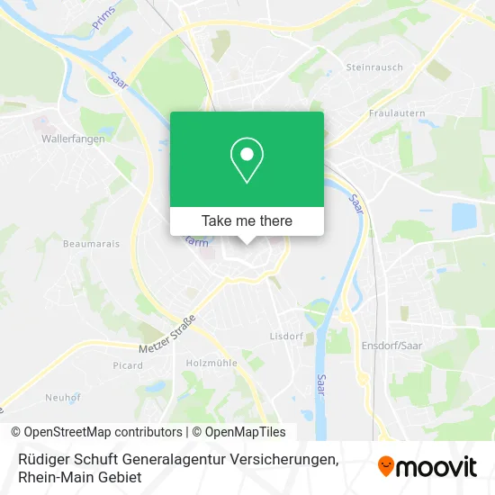 Карта Rüdiger Schuft Generalagentur Versicherungen