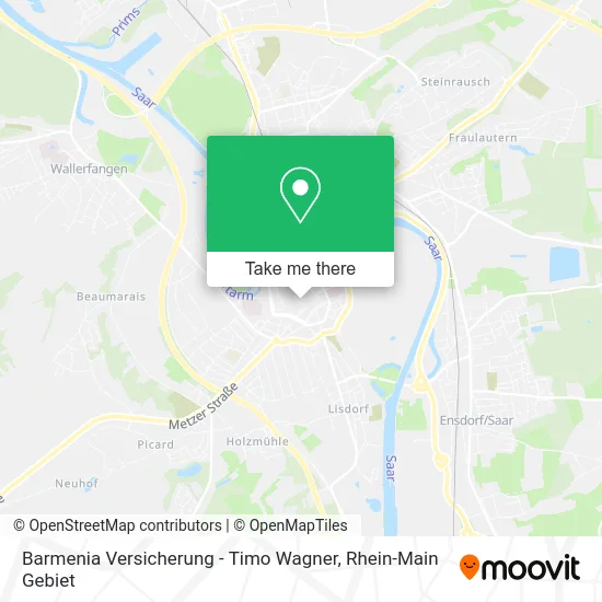 Карта Barmenia Versicherung - Timo Wagner