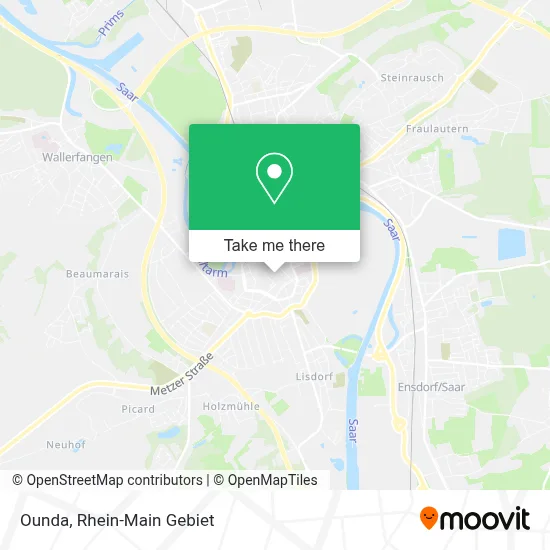 Ounda map
