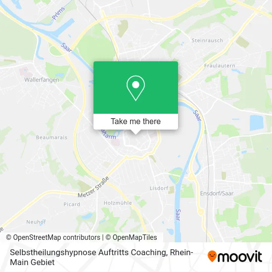 Карта Selbstheilungshypnose Auftritts Coaching