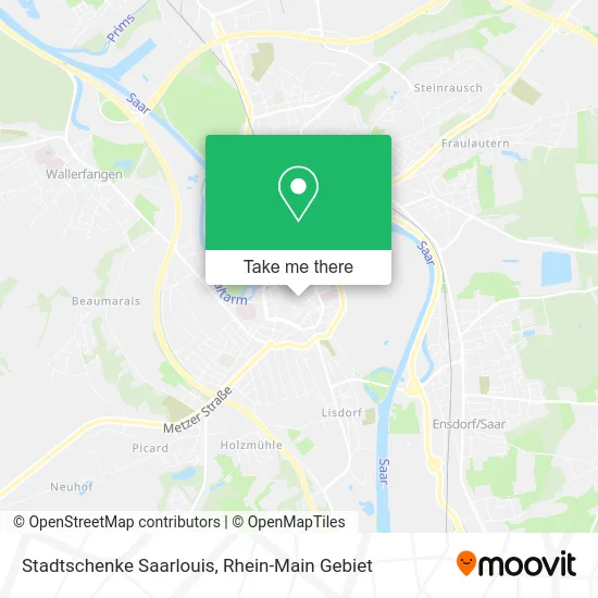 Карта Stadtschenke Saarlouis