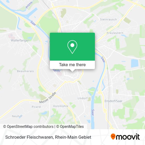 Карта Schroeder Fleischwaren