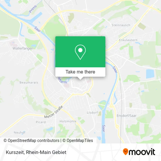 Карта Kurszeit