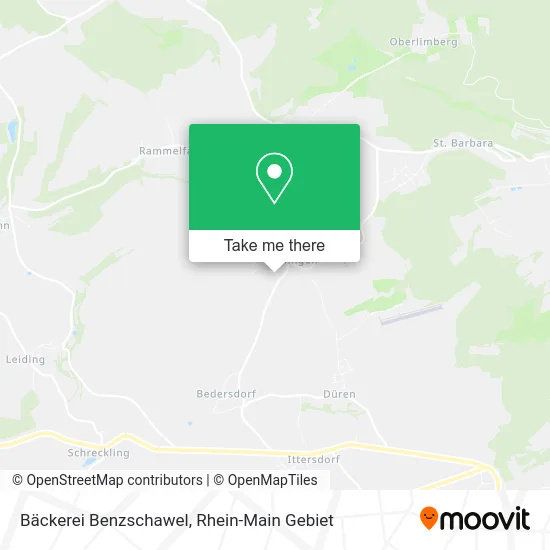 Карта Bäckerei Benzschawel