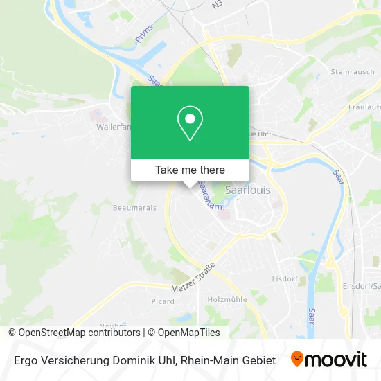Карта Ergo Versicherung Dominik Uhl
