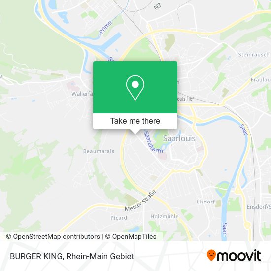 Карта BURGER KING
