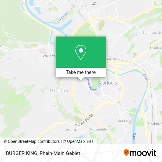 Карта BURGER KING