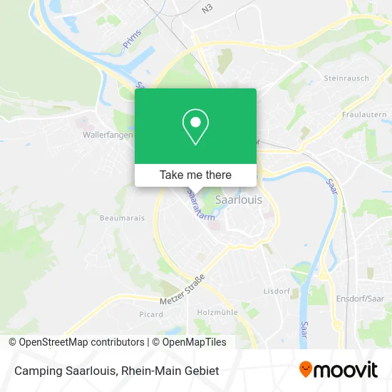 Карта Camping Saarlouis