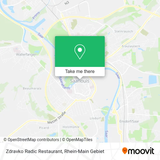 Карта Zdravko Radic Restaurant