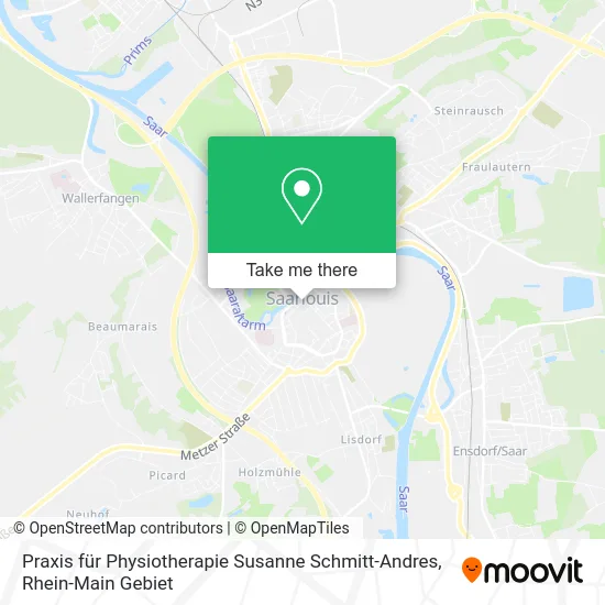 Карта Praxis für Physiotherapie Susanne Schmitt-Andres