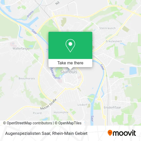 Карта Augenspezialisten Saar