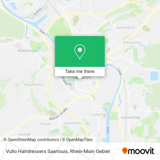 Карта Vullo Hairdressers Saarlouis