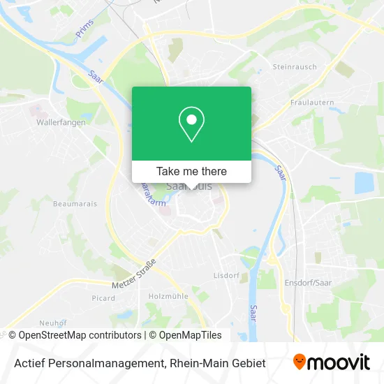 Карта Actief Personalmanagement