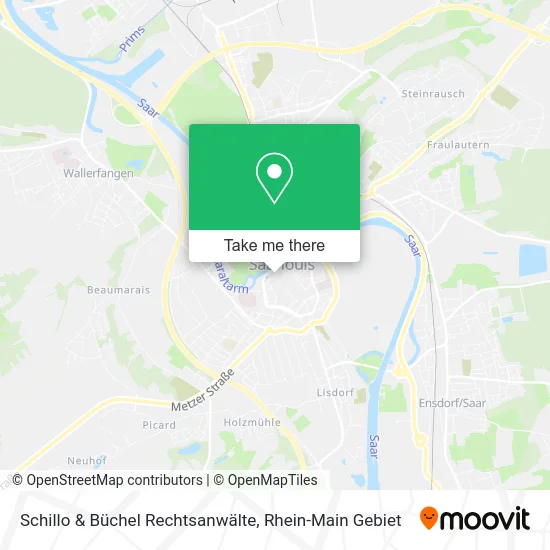 Карта Schillo & Büchel Rechtsanwälte