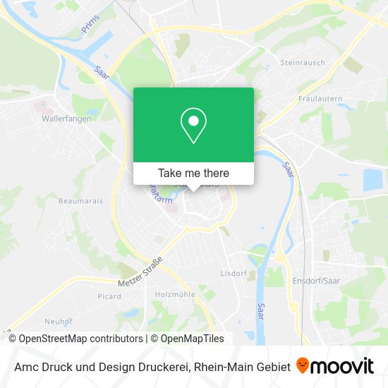 Карта Amc Druck und Design Druckerei